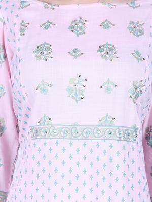 floral straight kurta - 16840262 - Standard Image - 4