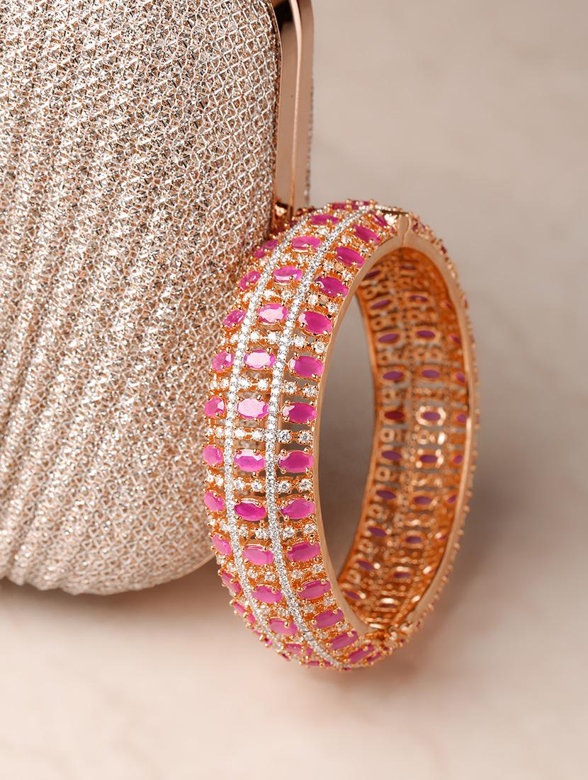 pink brass bangle - 16840422 - Zoom Image - 1