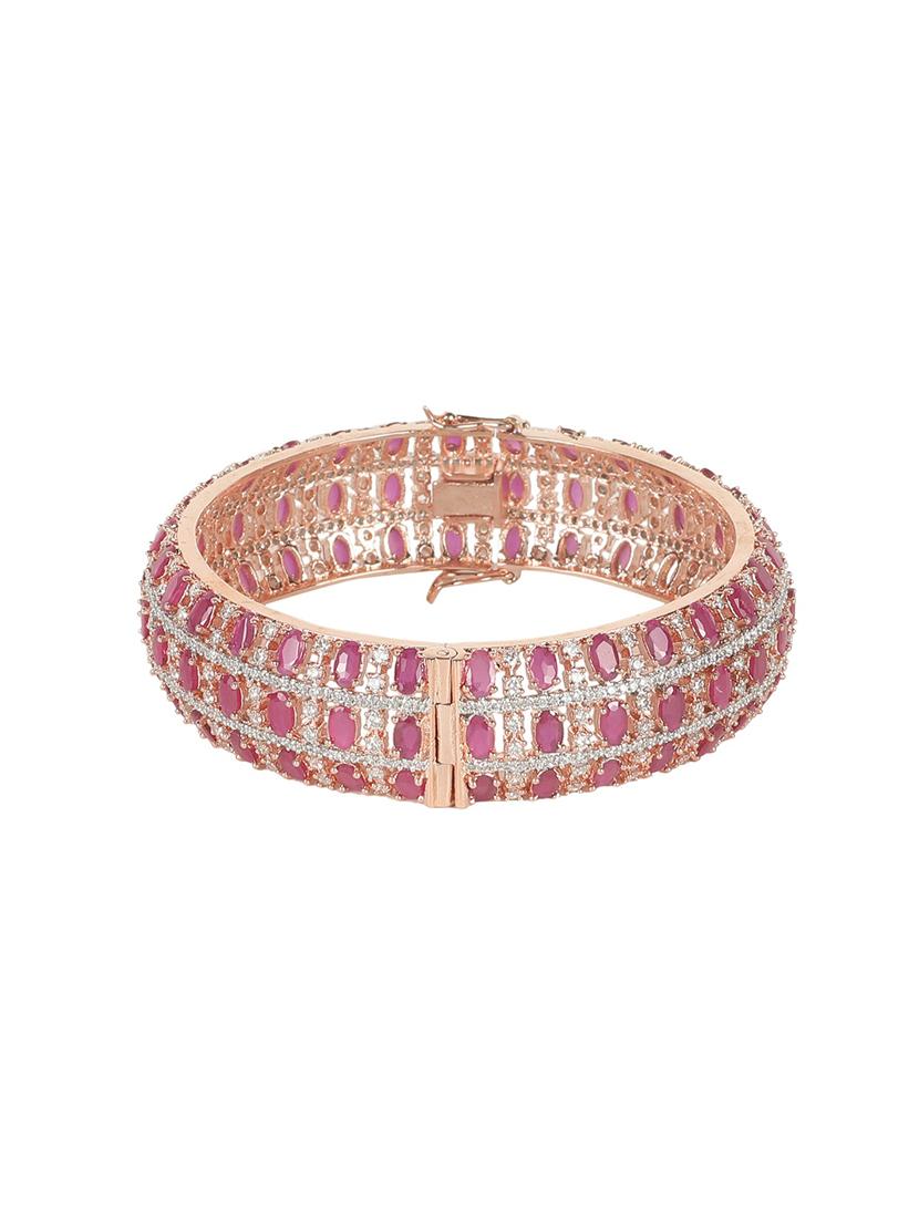 pink brass bangle - 16840422 - Zoom Image - 2