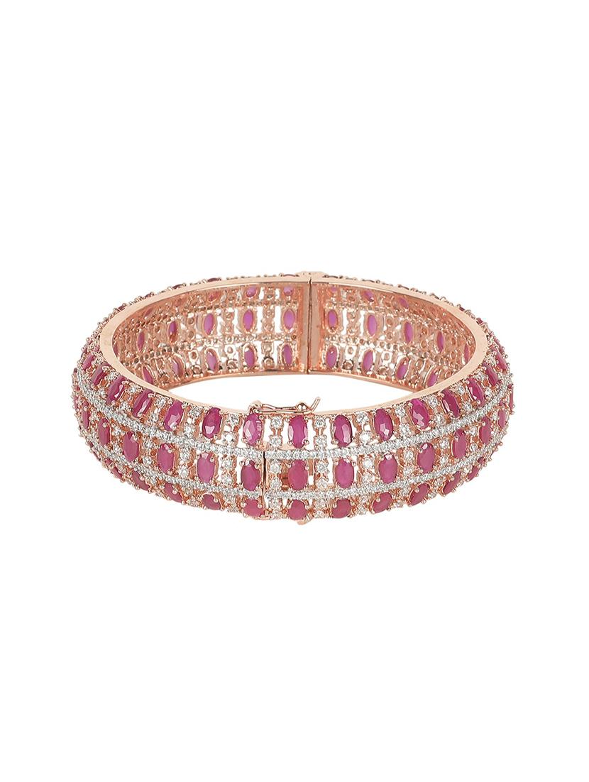 pink brass bangle - 16840422 - Zoom Image - 3