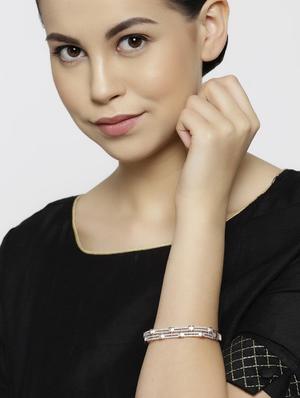 gold brass bangle - 16840424 - Standard Image - 4