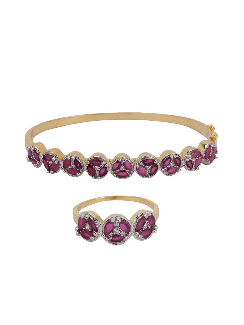 pink brass bangle - 16840432 - Zoom Image - 1