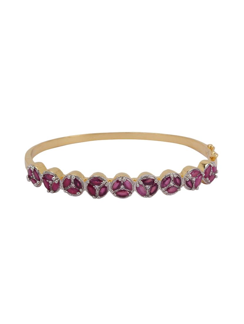 pink brass bangle - 16840432 - Zoom Image - 3