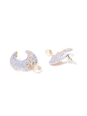 gold brass chandballi earring - 16840653 - Standard Image - 2