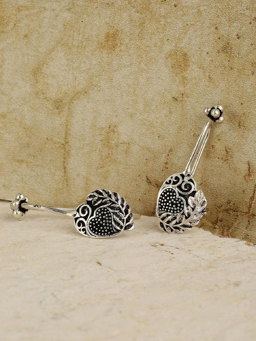 silver brass earcuff earring - 16840688 - Standard Image - 1