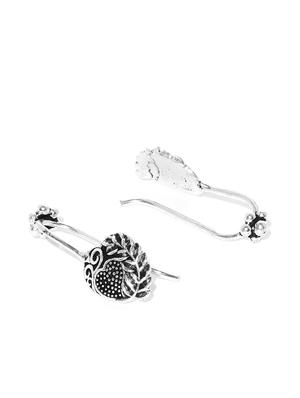 silver brass earcuff earring - 16840688 - Standard Image - 3