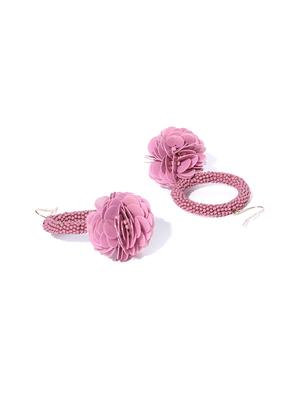 pink drop earring - 16840723 - Standard Image - 3