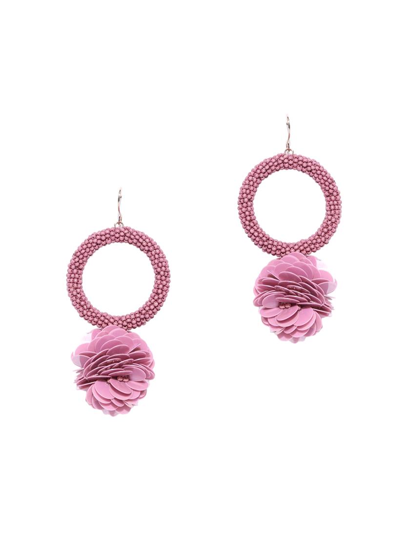 pink drop earring - 16840723 - Zoom Image - 2