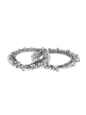 silver brass payal - 16840910 - Standard Image - 2