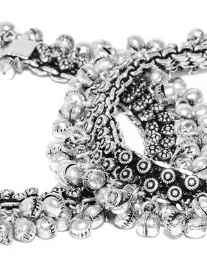 silver brass payal - 16840910 - Standard Image - 5