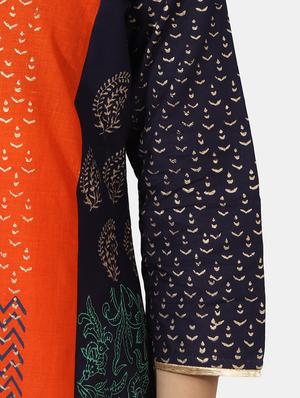 printed straight kurta - 16841293 - Standard Image - 4