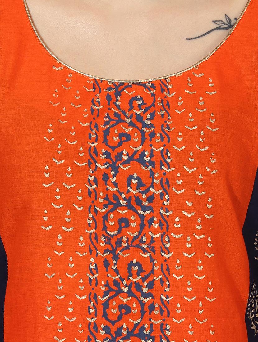 printed straight kurta - 16841293 - Zoom Image - 5