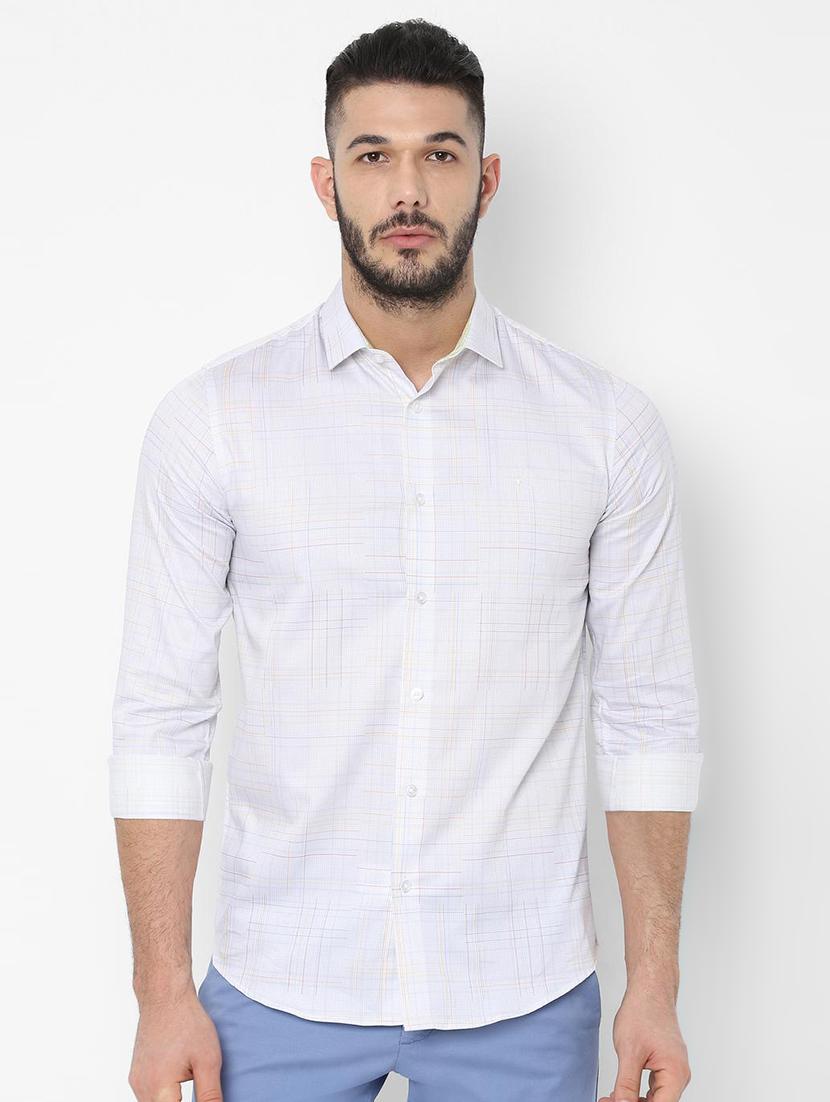 white checkered casual shirt - 16841395 - Zoom Image - 1