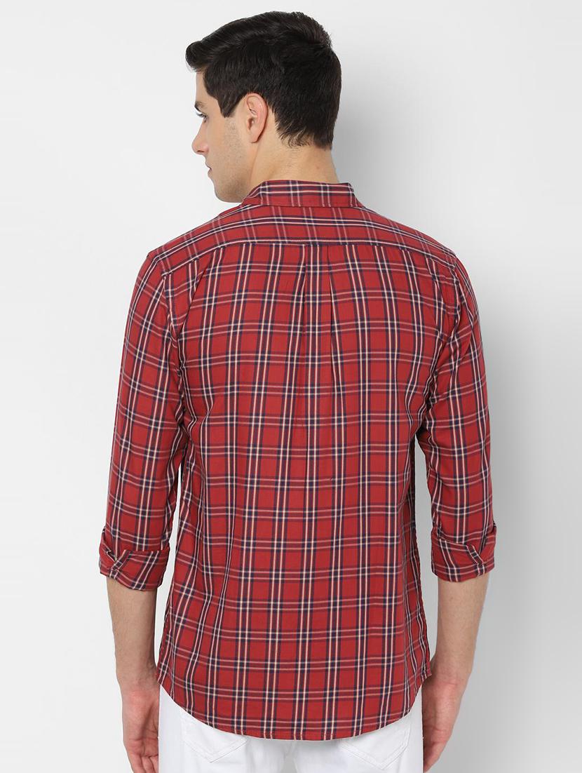 red checkered casual shirt - 16841421 - Zoom Image - 2