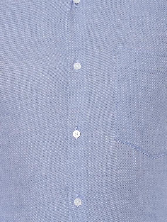 blue solid formal shirt - 16841435 - Zoom Image - 4