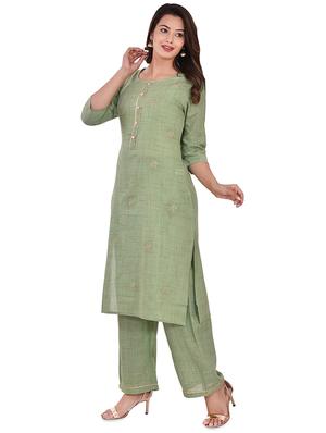 embroidered straight kurta - 16841567 - Standard Image - 2
