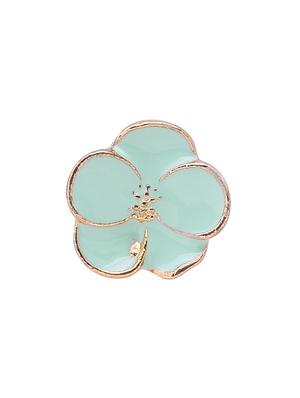 green metal studs earring - 16841837 - Standard Image - 3