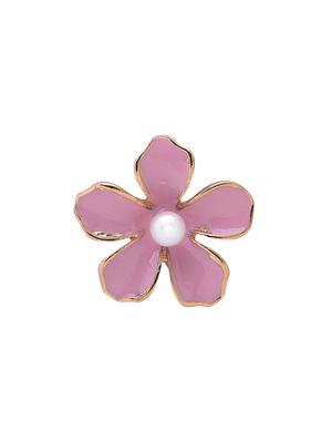 pink metal studs earring - 16841861 - Standard Image - 3
