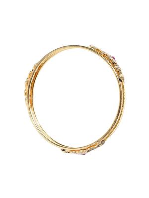 gold brass bangle - 16842441 - Standard Image - 3