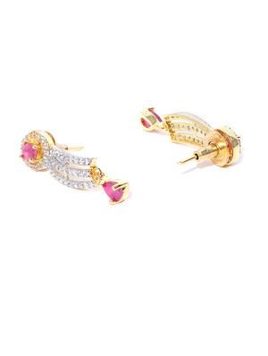 pink brass necklaces and earring - 16842547 - Standard Image - 4