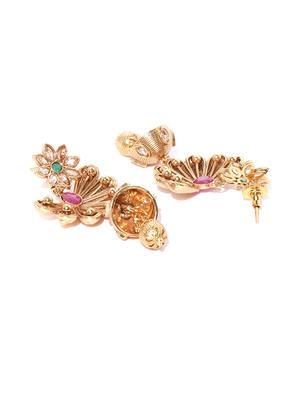 multi colored brass pendants and earring - 16842567 - Standard Image - 3