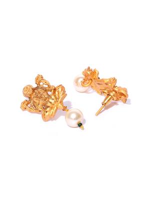 multi colored brass pendants and earring - 16842584 - Standard Image - 4