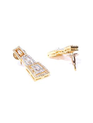 gold brass necklaces and earring - 16842600 - Standard Image - 3