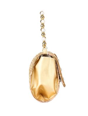 pink silk ethnic handbag - 16842780 - Standard Image - 5