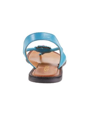 blue back strap sandals - 16842931 - Standard Image - 3