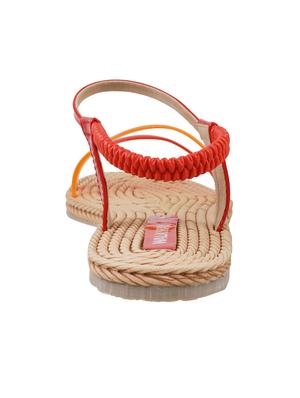 red back strap sandals - 16842954 - Standard Image - 3