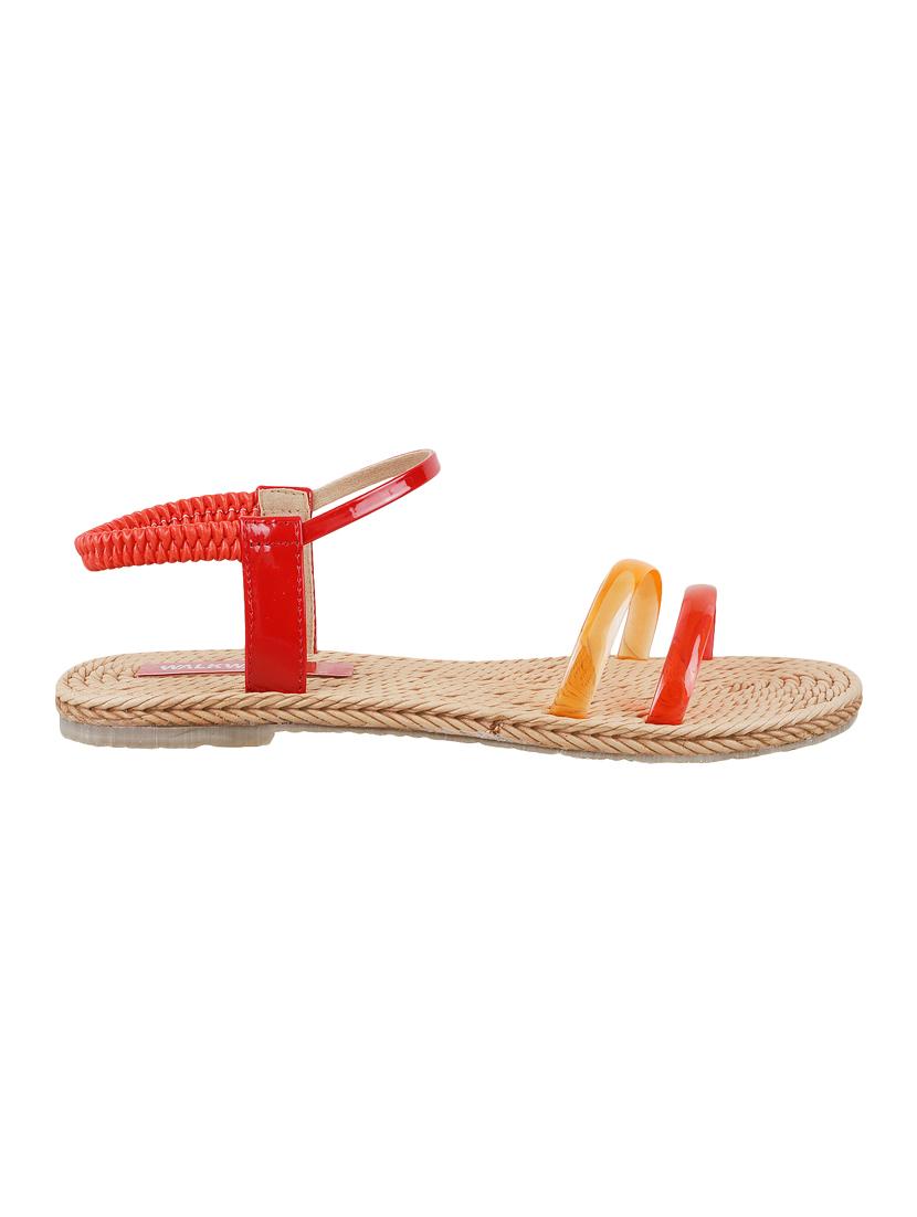 red back strap sandals - 16842954 - Zoom Image - 2