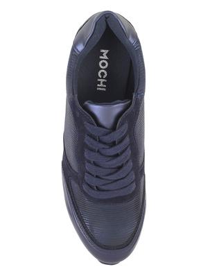 navy lace-up casual shoes - 16843114 - Standard Image - 4