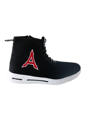 black fabric lace up sneakers - 16843423 - Standard Image - 2
