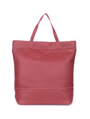 maroon leatherette regular handbag - 16843479 - Standard Image - 2
