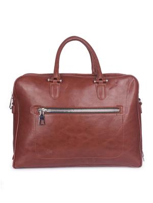 tan leatherette regular laptop bag - 16843528 - Standard Image - 2