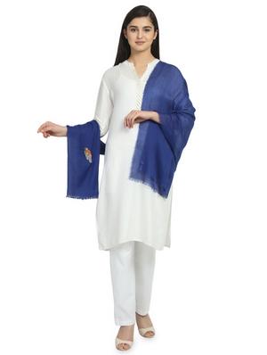 blue viscose scarf - 16843699 - Standard Image - 3
