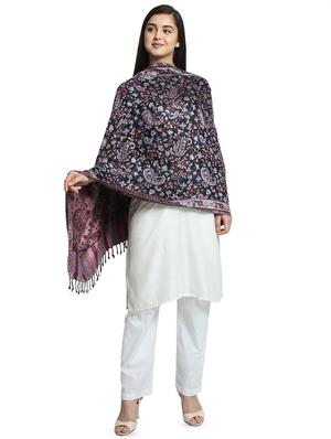 navy blue viscose stole - 16843739 - Standard Image - 2
