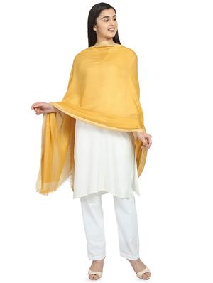 yellow viscose stole - 16843749 - Standard Image - 2