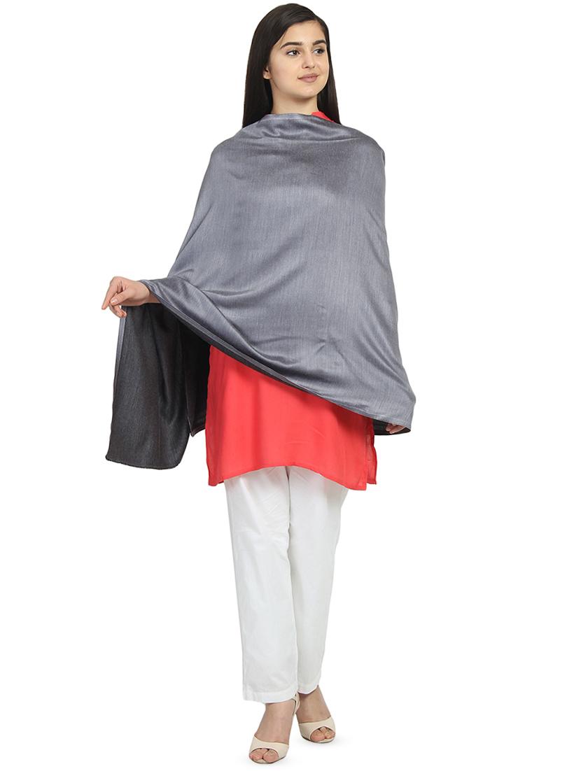 silver viscose stole - 16843764 - Zoom Image - 2