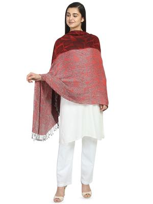 red viscose stole - 16843781 - Standard Image - 2