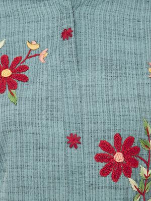 embroidered straight kurta - 16844223 - Standard Image - 4