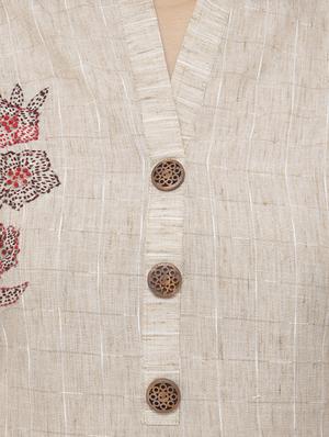 embroidered straight kurta - 16844230 - Standard Image - 4