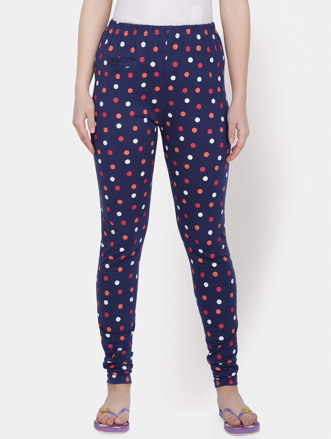 navy blue cotton leggings - 16844268 - Zoom Image - 1