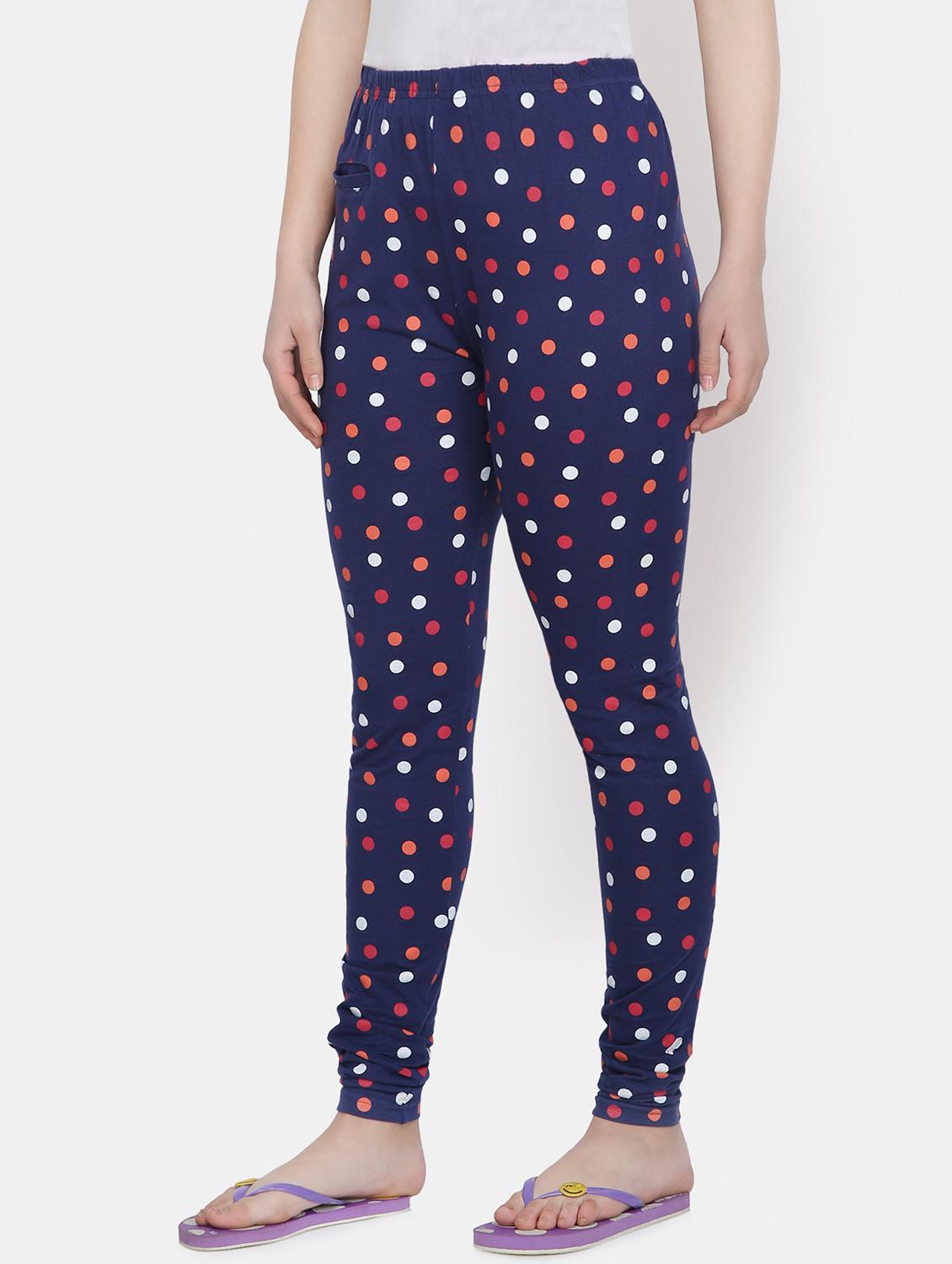 navy blue cotton leggings - 16844268 - Zoom Image - 2