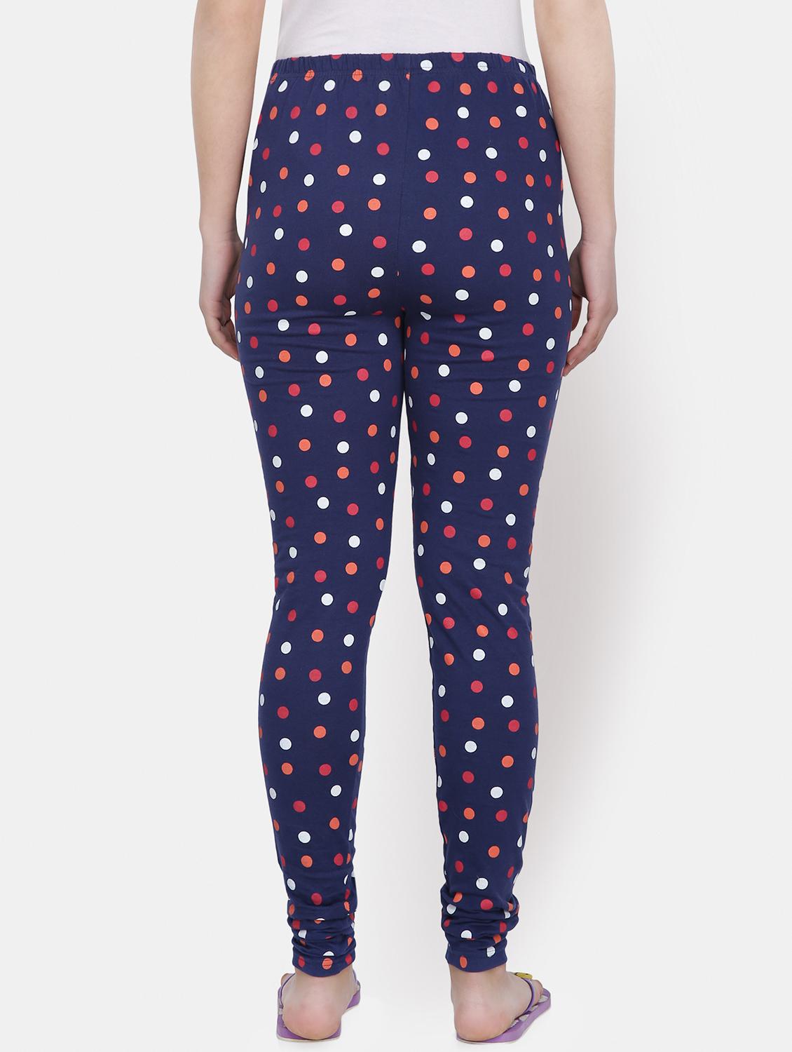 navy blue cotton leggings - 16844268 - Zoom Image - 3