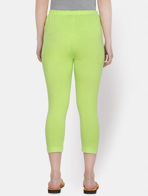 green cotton leggings - 16844271 - Standard Image - 3