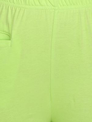 green cotton leggings - 16844271 - Standard Image - 5