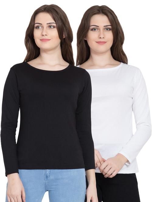 set of 2 solid tee - 16845018 - Standard Image - 1