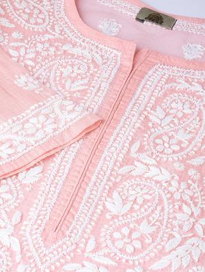chikankari straight kurta - 16845034 - Standard Image - 4