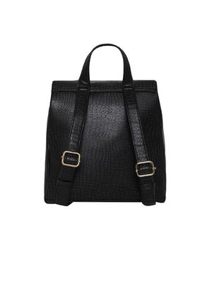 black leatherette (pu) regular backpack - 16845059 - Standard Image - 2